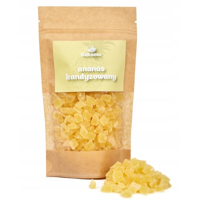 Ananas kandyzowany kostka...