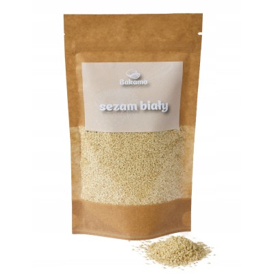 SEZAM BIAŁY 1 KG naturalny...